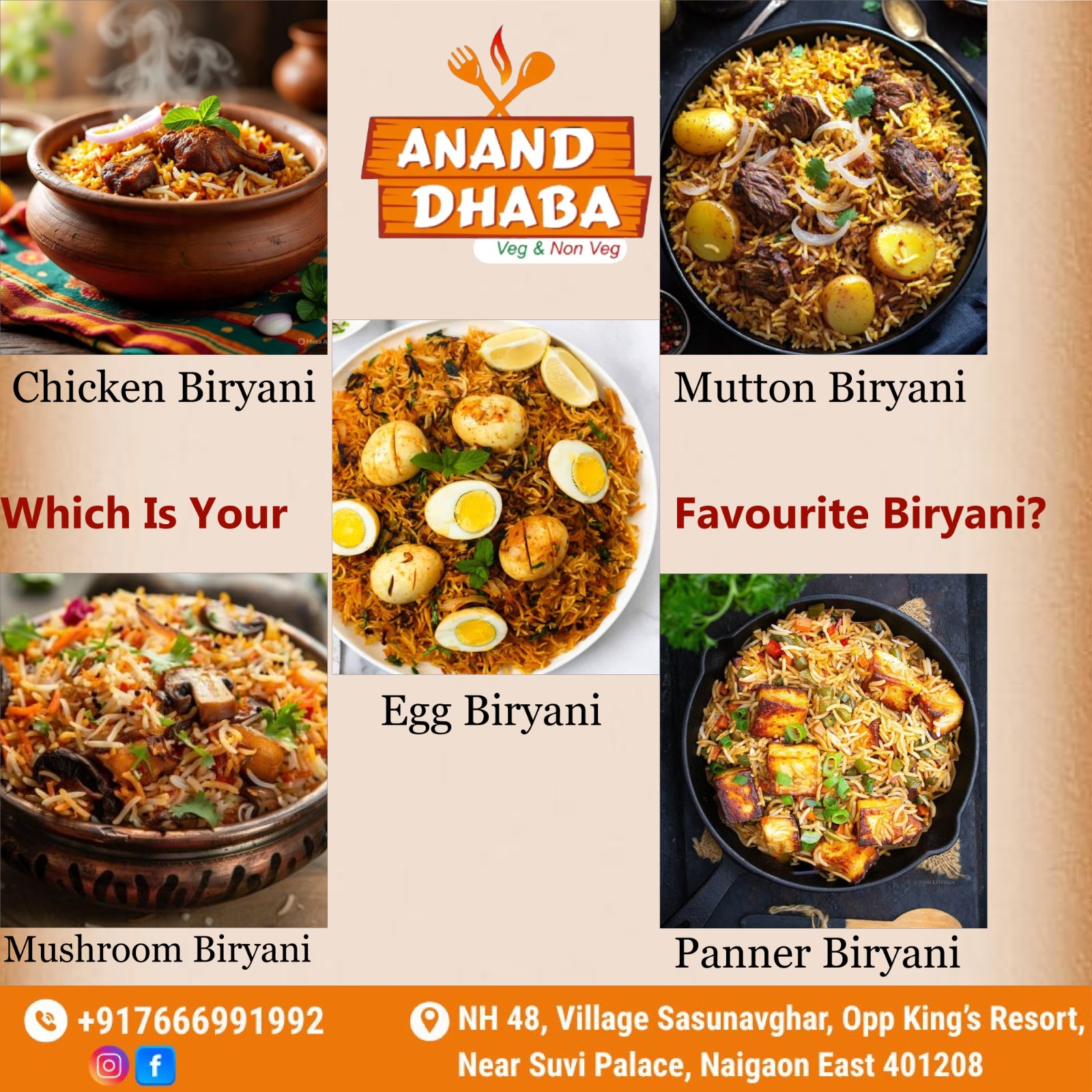 Which Biryani Wins Your Heart?
