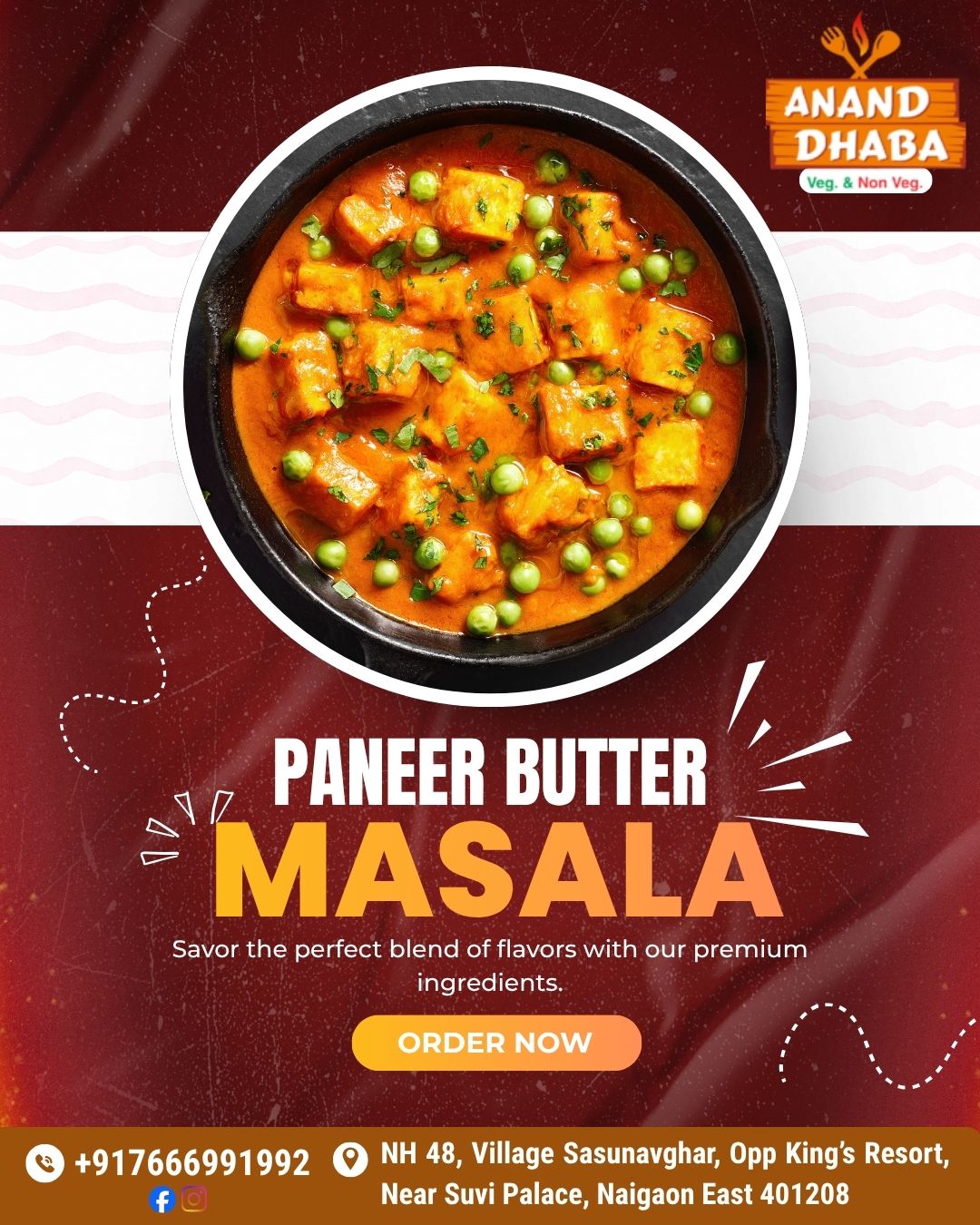 🧈🧀 Indulge in the Richness of Our Paneer Butter 