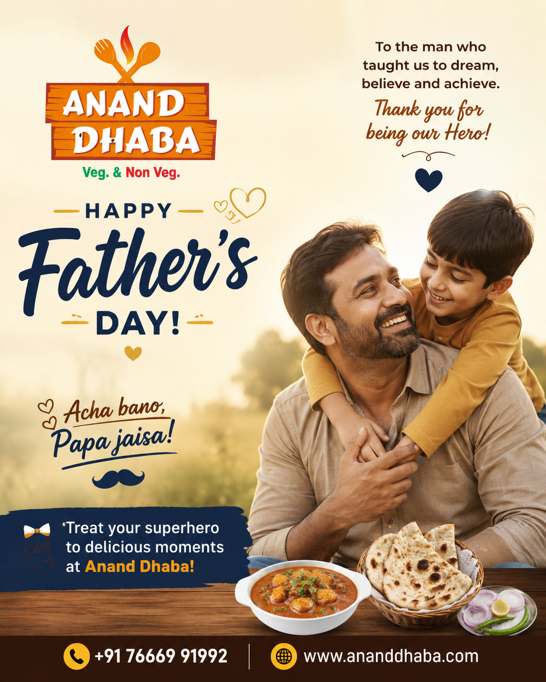 Celebrate the man who gave you strength, love, and