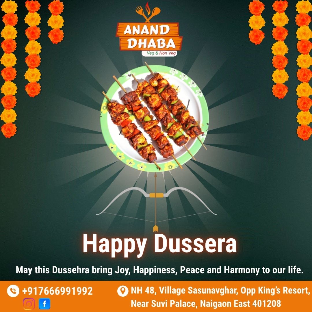 Anand Dhaba wishes you a very Happy Dussehra