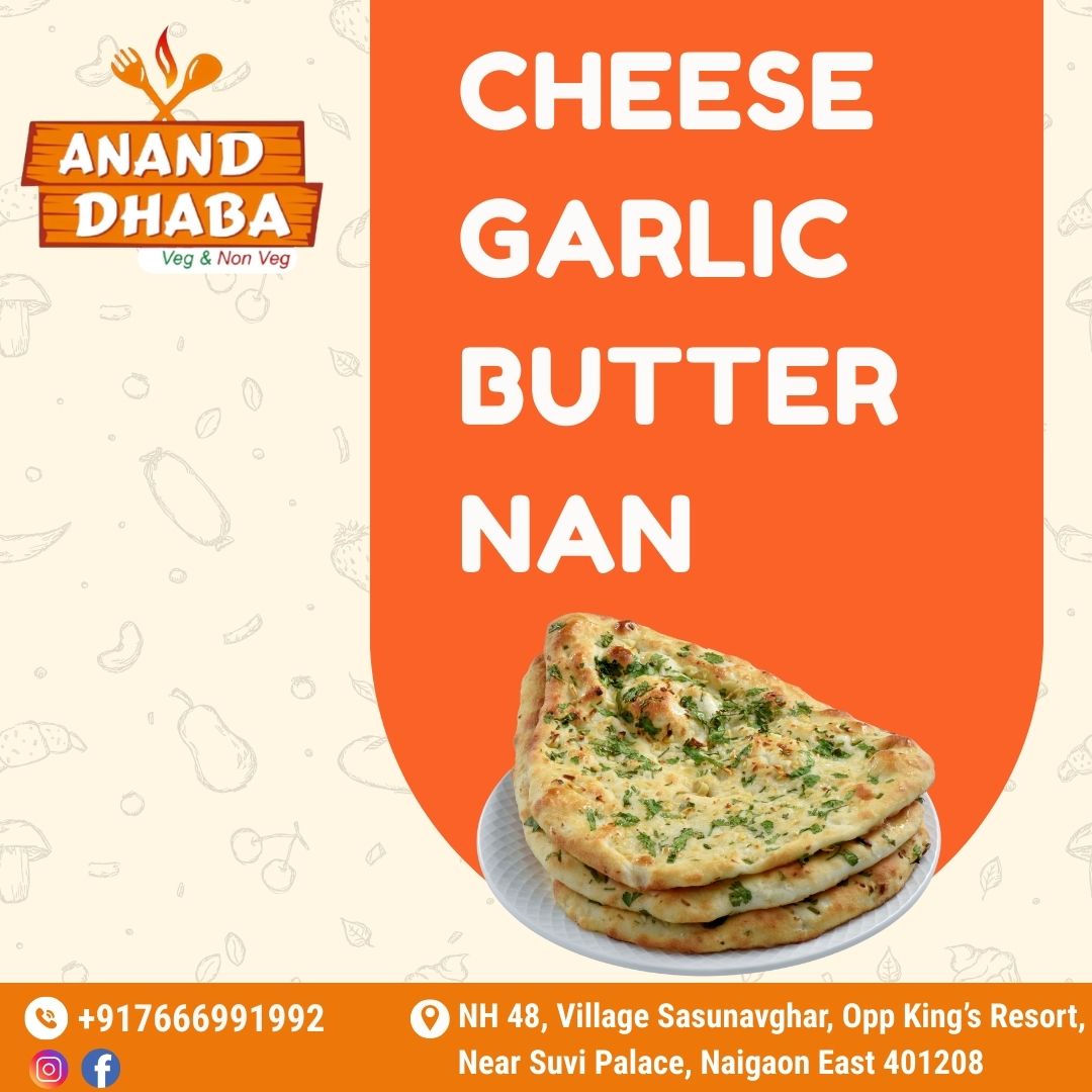  Cheese Garlic Butter Naan – A Flavorful Delight 