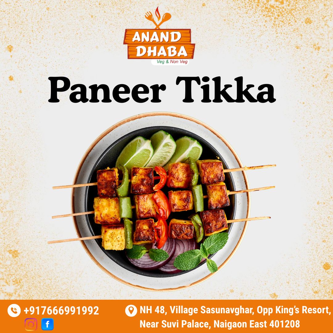 Paneer Tikka at Anand Dhaba